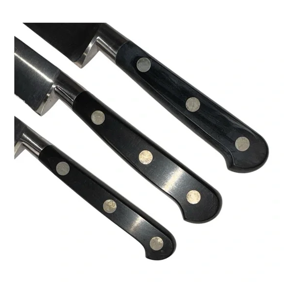 J.A. Henckels International 3-Piece Set 6" Chef 7.5" Carving 4" Paring Knives - Picture 2 of 9